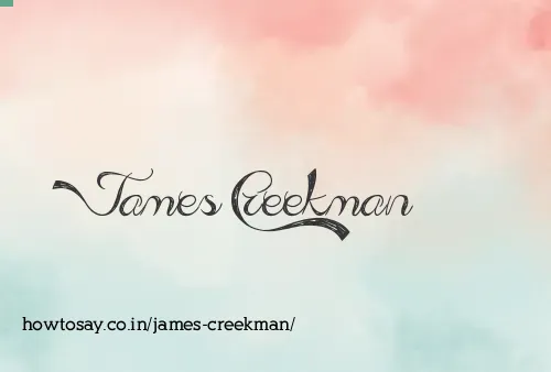 James Creekman