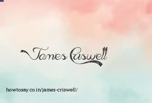 James Criswell