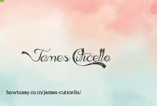 James Cuticello