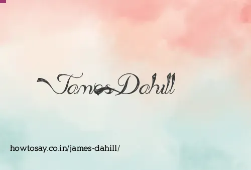 James Dahill