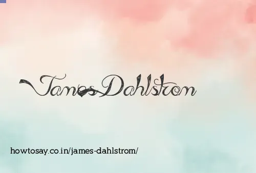 James Dahlstrom