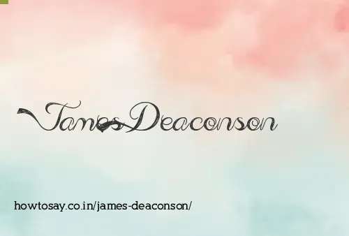 James Deaconson