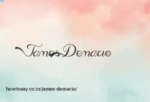 James Demario