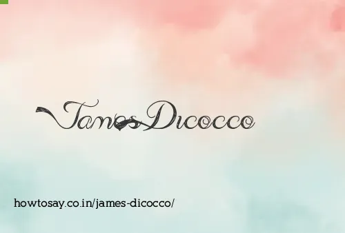 James Dicocco