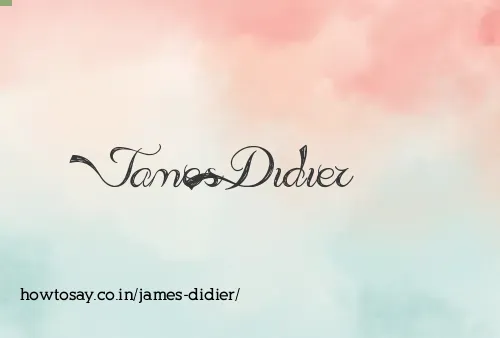 James Didier