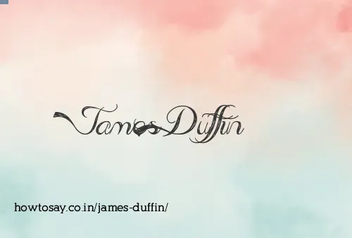 James Duffin