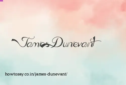 James Dunevant