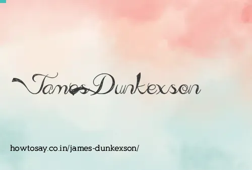 James Dunkexson