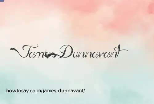 James Dunnavant