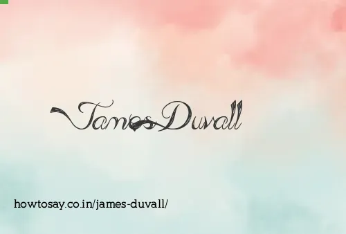 James Duvall