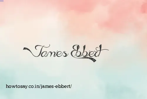 James Ebbert