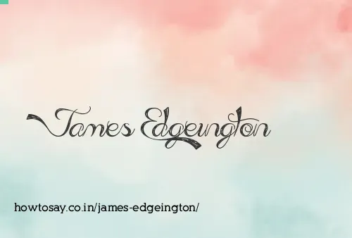 James Edgeington