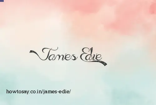 James Edie