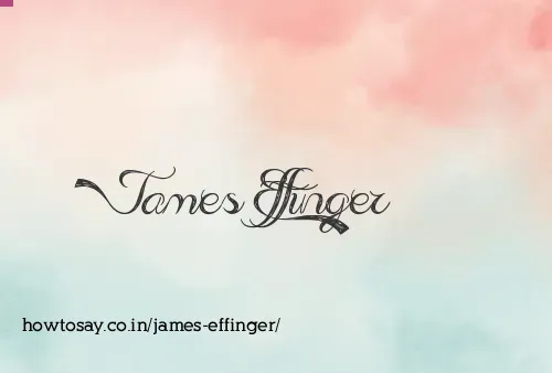 James Effinger