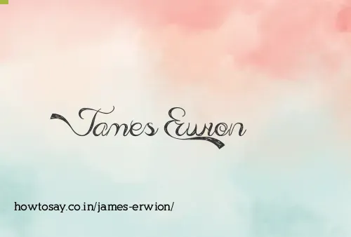 James Erwion