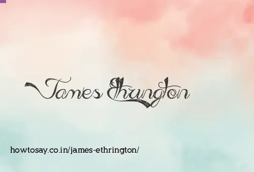 James Ethrington