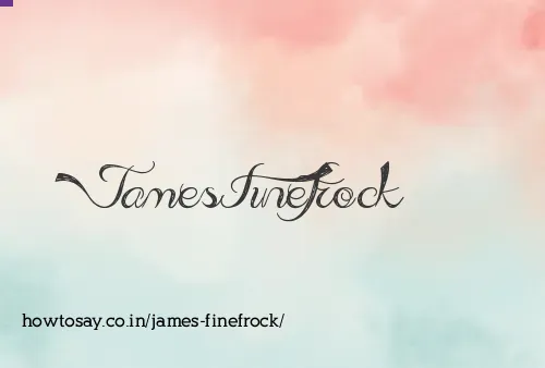 James Finefrock