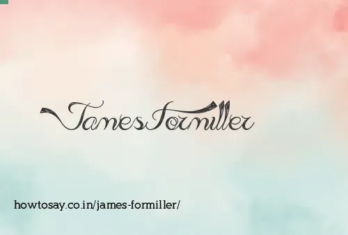 James Formiller