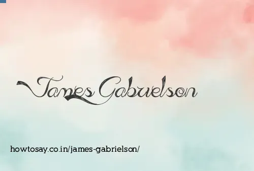 James Gabrielson