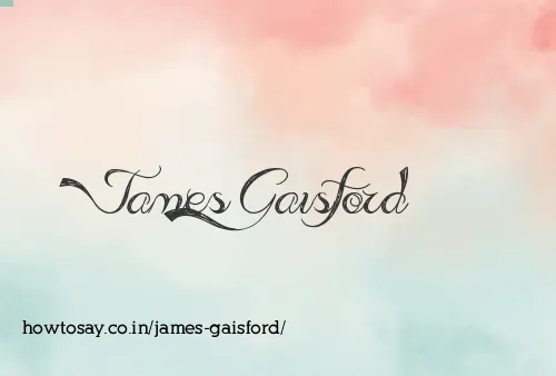 James Gaisford