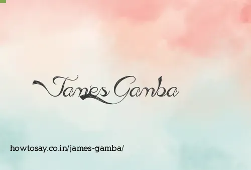 James Gamba