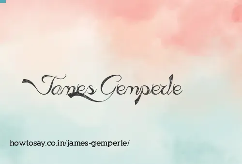 James Gemperle