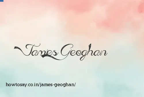 James Geoghan