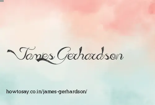 James Gerhardson