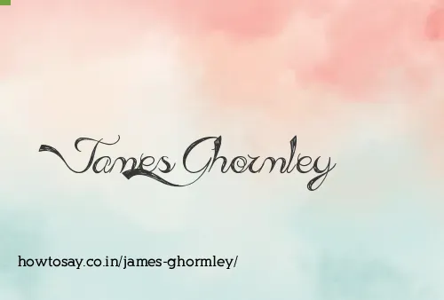 James Ghormley