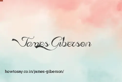 James Giberson