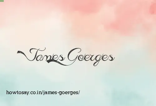 James Goerges