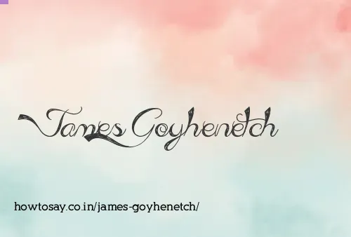 James Goyhenetch