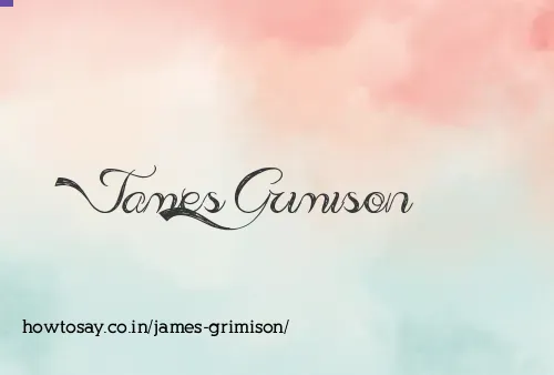 James Grimison