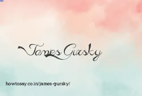 James Gursky