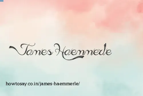 James Haemmerle