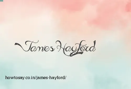 James Hayford
