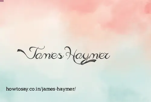 James Haymer