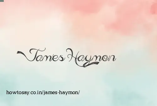 James Haymon