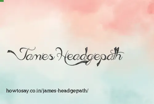 James Headgepath