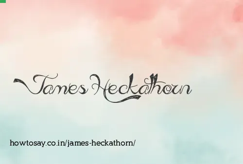 James Heckathorn
