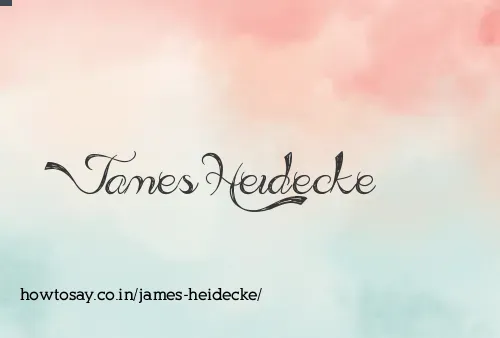 James Heidecke