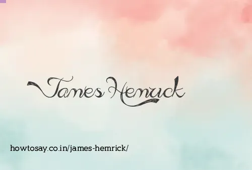 James Hemrick
