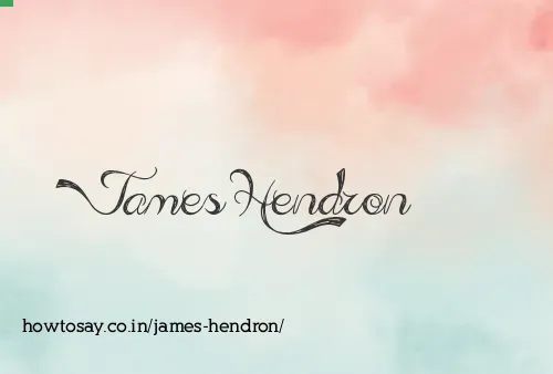 James Hendron