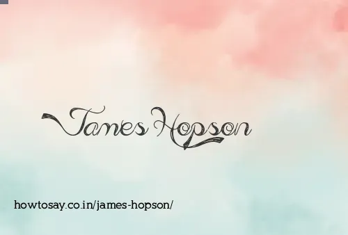 James Hopson