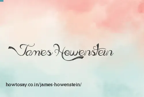 James Howenstein