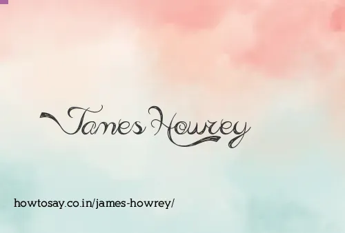 James Howrey