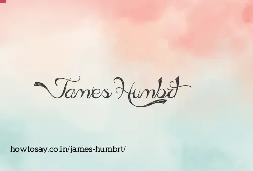 James Humbrt