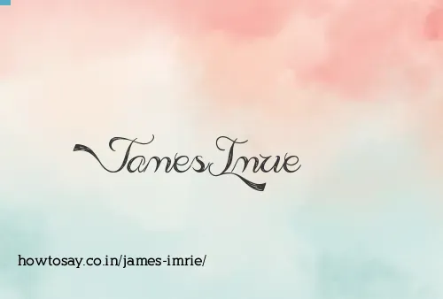 James Imrie