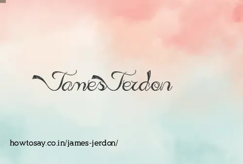 James Jerdon