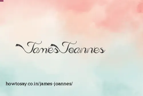 James Joannes